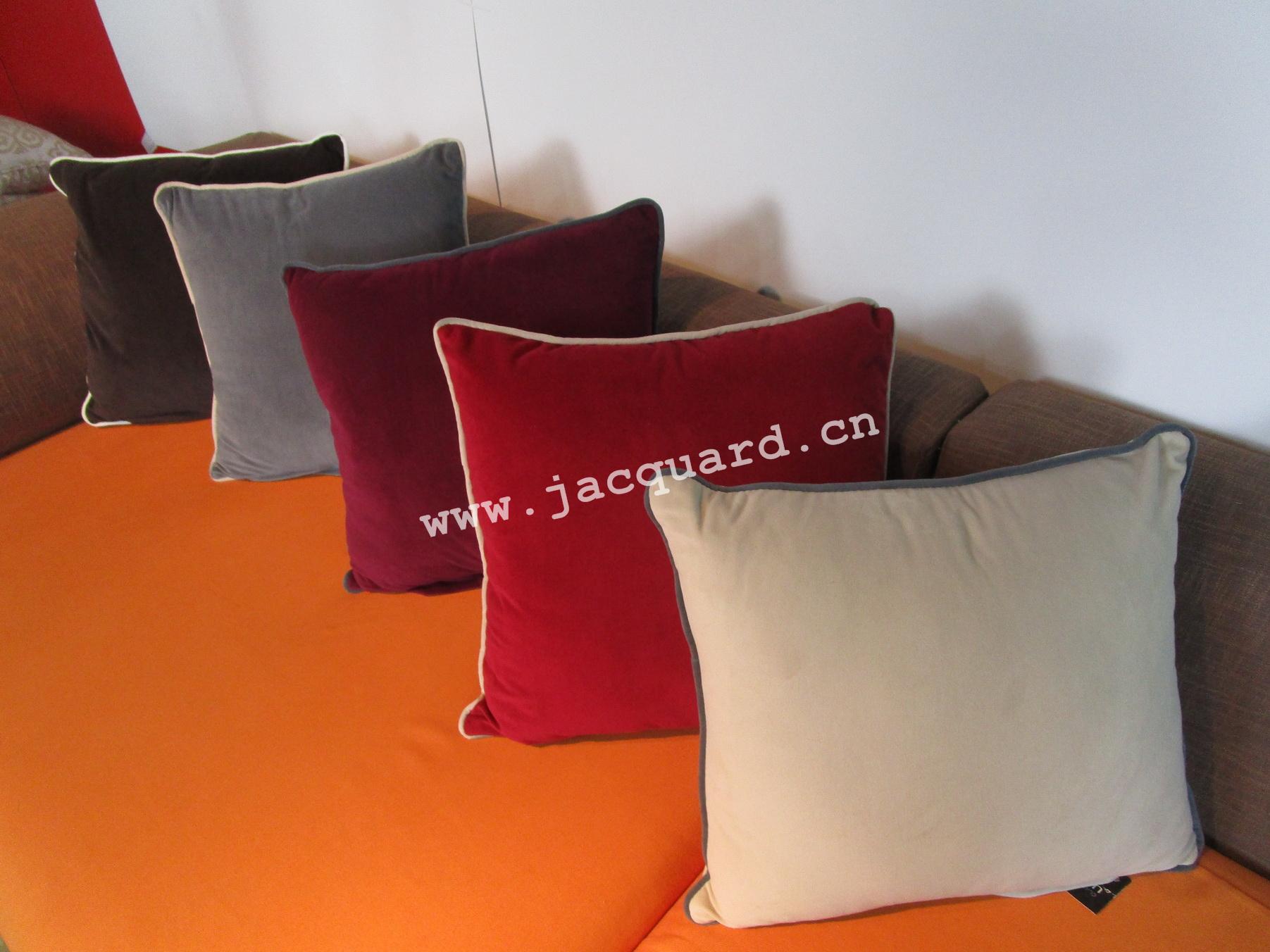 Plain Fleece/ Velvet Fabric Art Cushion Sofa Cushion Square/Oblong for Living Room/Sofa