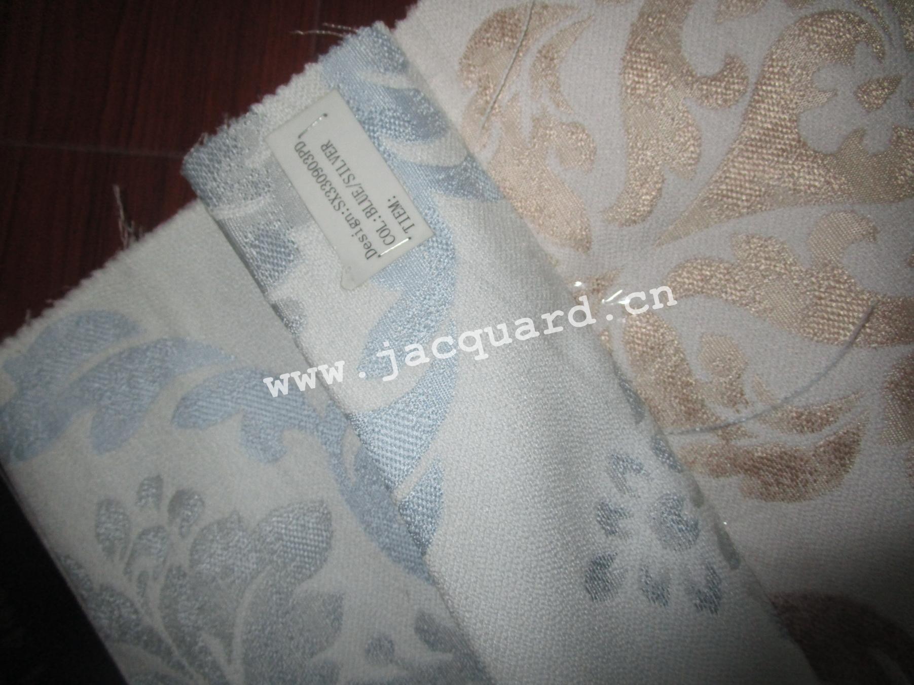 Jacquard Curtain  with  Grommet/Eyelet Curtain for Bed room Living Room(2 Panels)