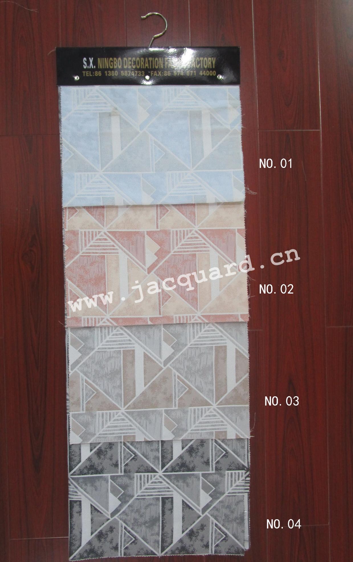 Jacquard Curtain  with  Grommet/Eyelet Curtain for Bed room(2 Panels)