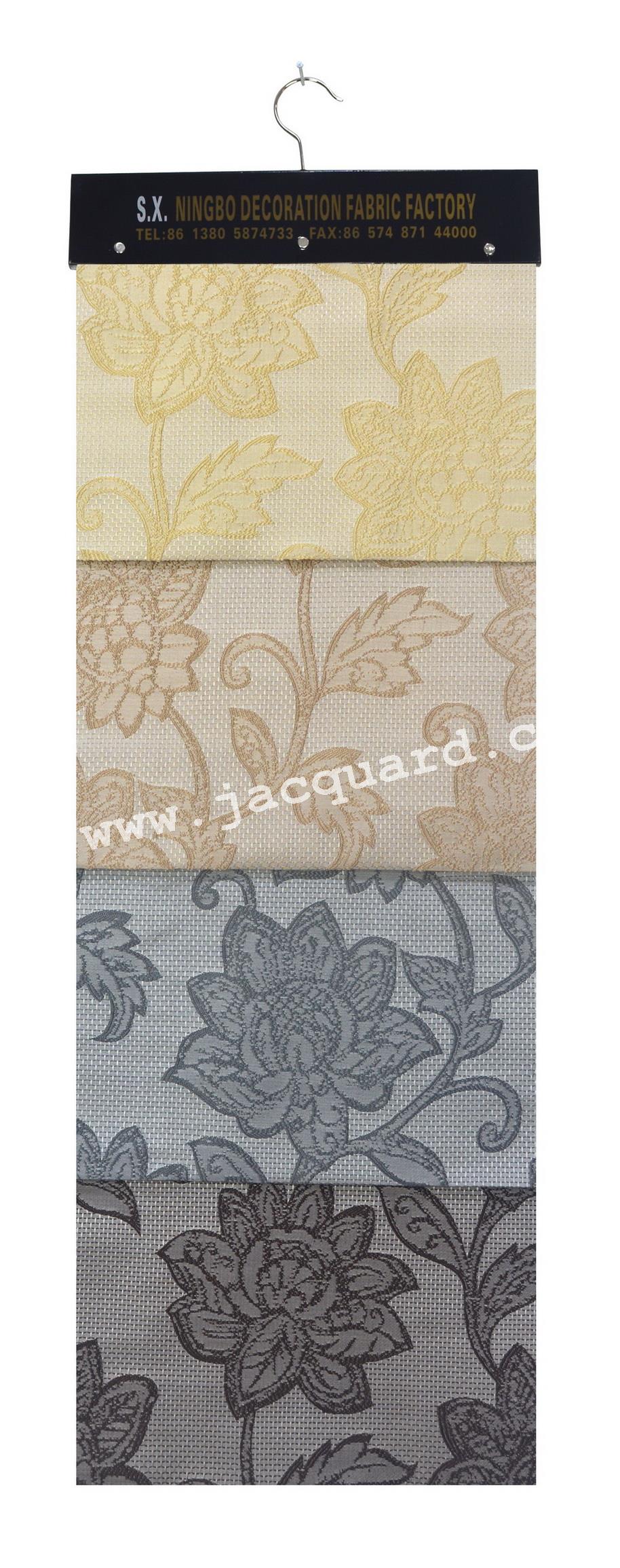 Jacquard Grommet Curtain/Eyelet  Curtain   for Bed Room Living Room(2 Panels)