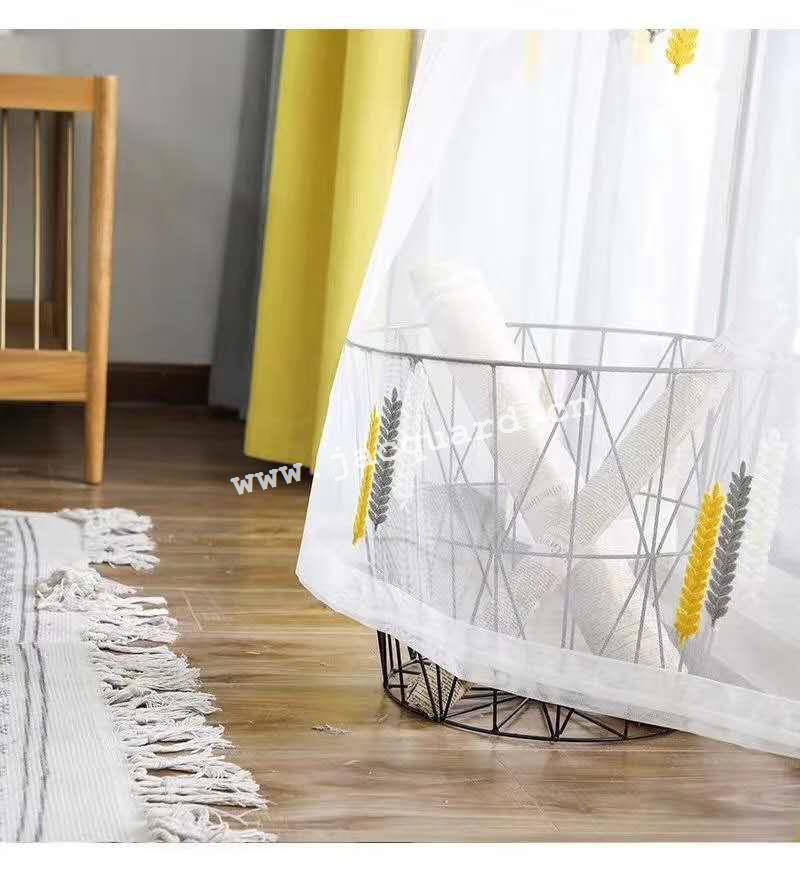 Tulle Voile Curtains Decoratin Voile sheer Window for Living Bedroom