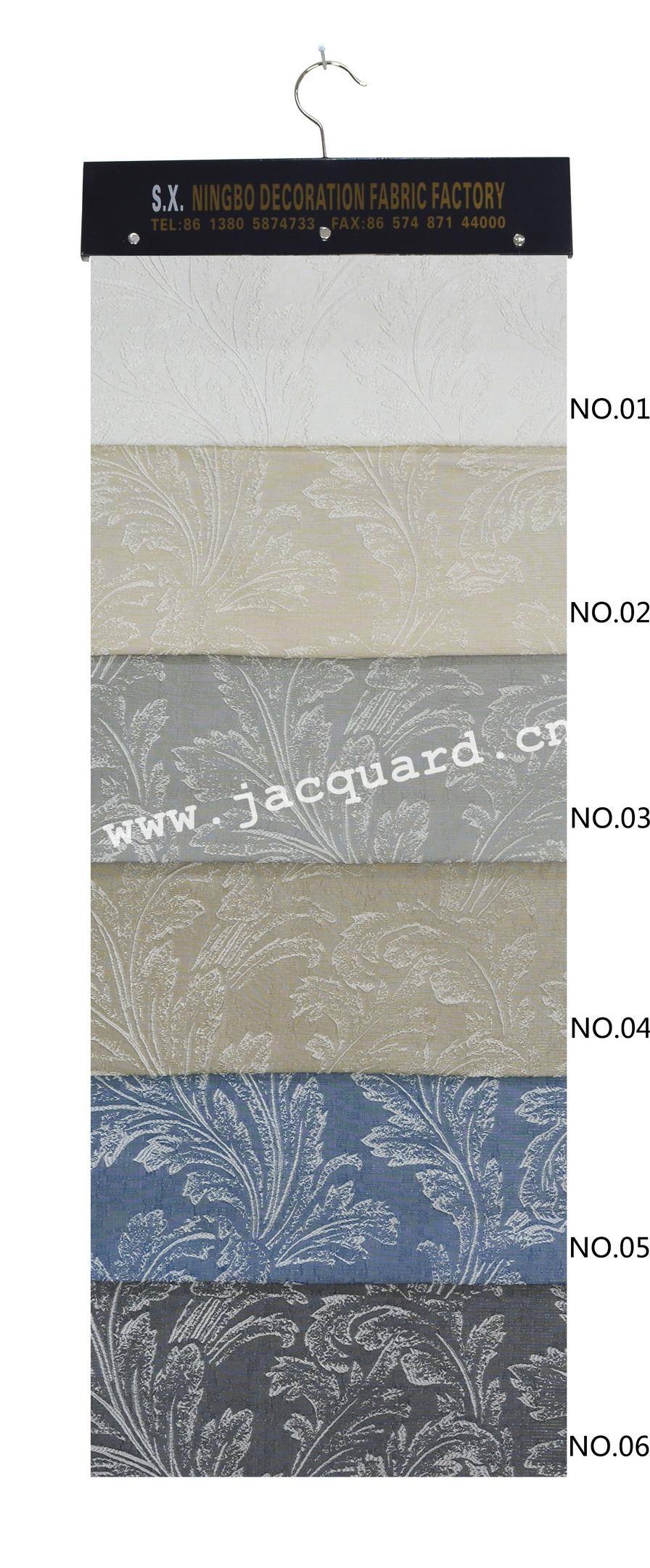 European style Jacquard Grommet Curtain for Bed Room Living Room(2 panels)