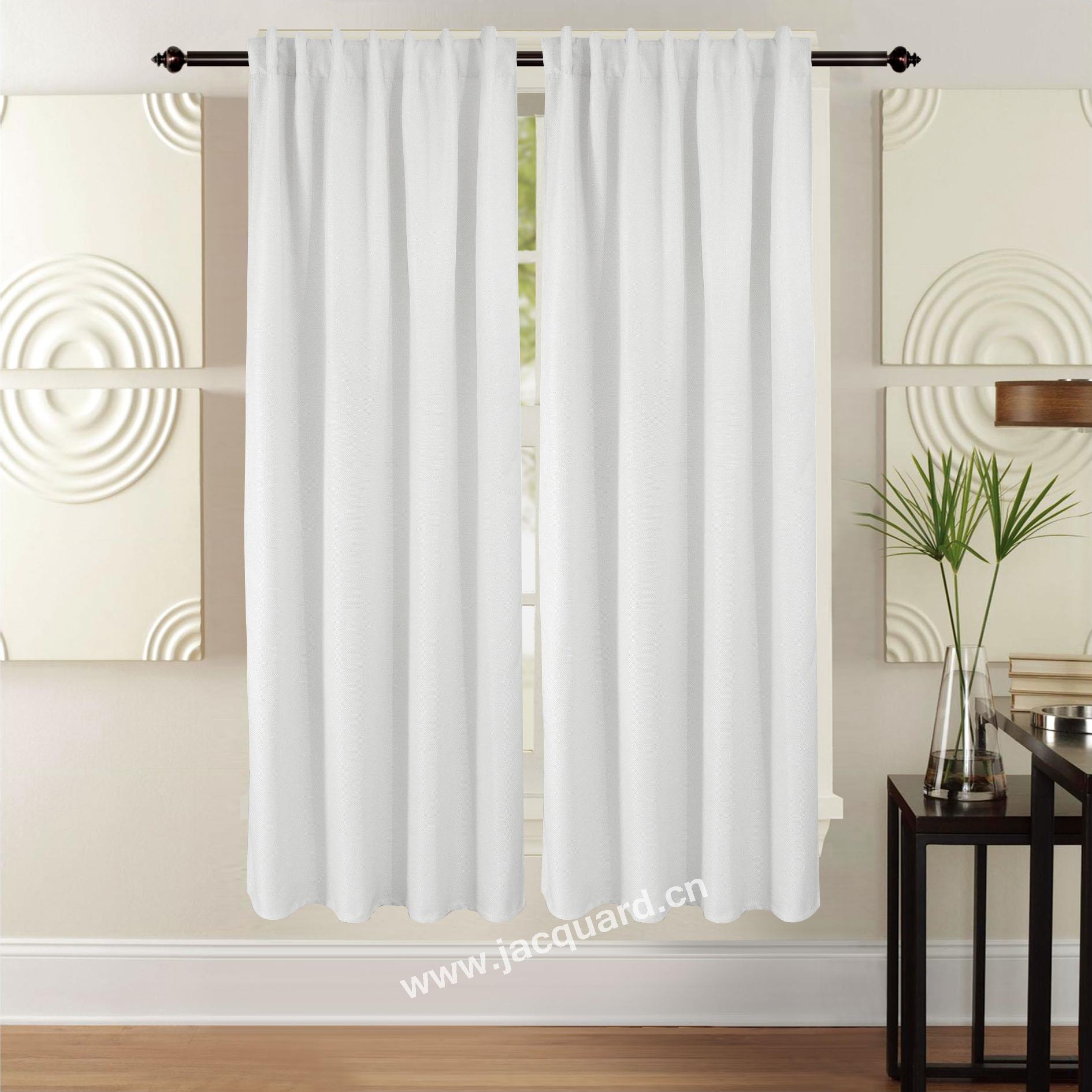 Bedroom Curtains Living Room CurtainLiving Room Curtain Minimalist Jacquard Gromment Curtain/Eyelet  Curtain   for Bed Room Living Room